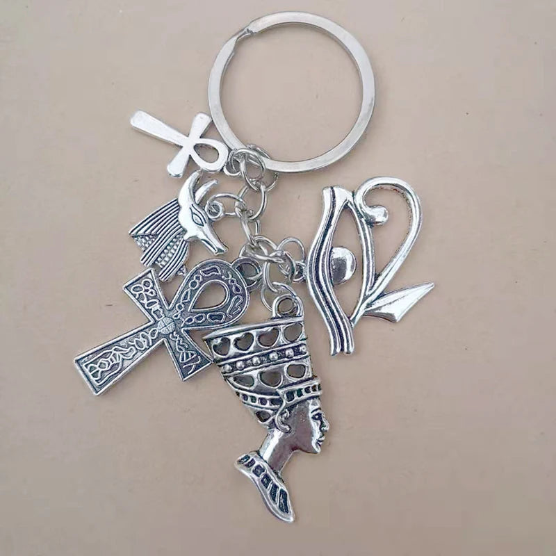 Egyptian Ankh Keychain – Ancient Symbol of Life, Personalized Souvenir Gift
