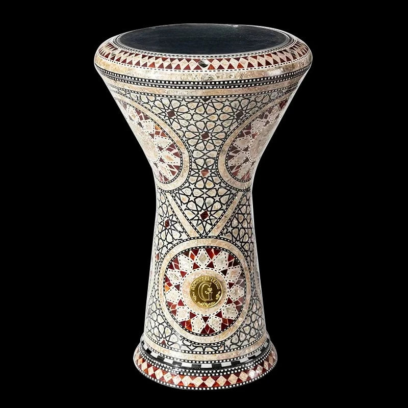 Middle Eastern drum Darbuka Arabic drum Handclapped percussion instruments Made in Egypt 8 Inch Aluminum