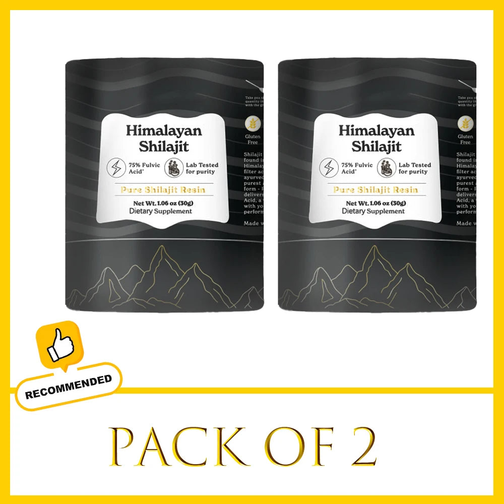 Pure Himalayan Shilajit, Soft Resin, Ortganic & High Nutritional Potency Fulvic Acid, Energy & Immune Support for Men & Women