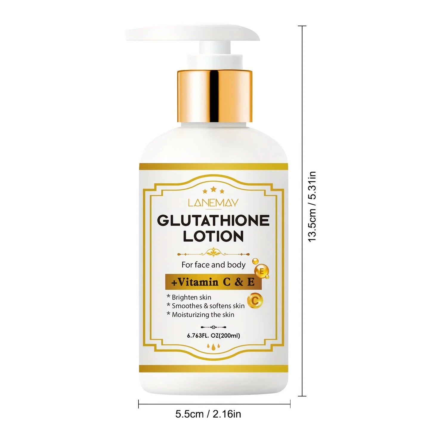 The Glutathione Glow – Brightening Lotion with Vitamin C & E