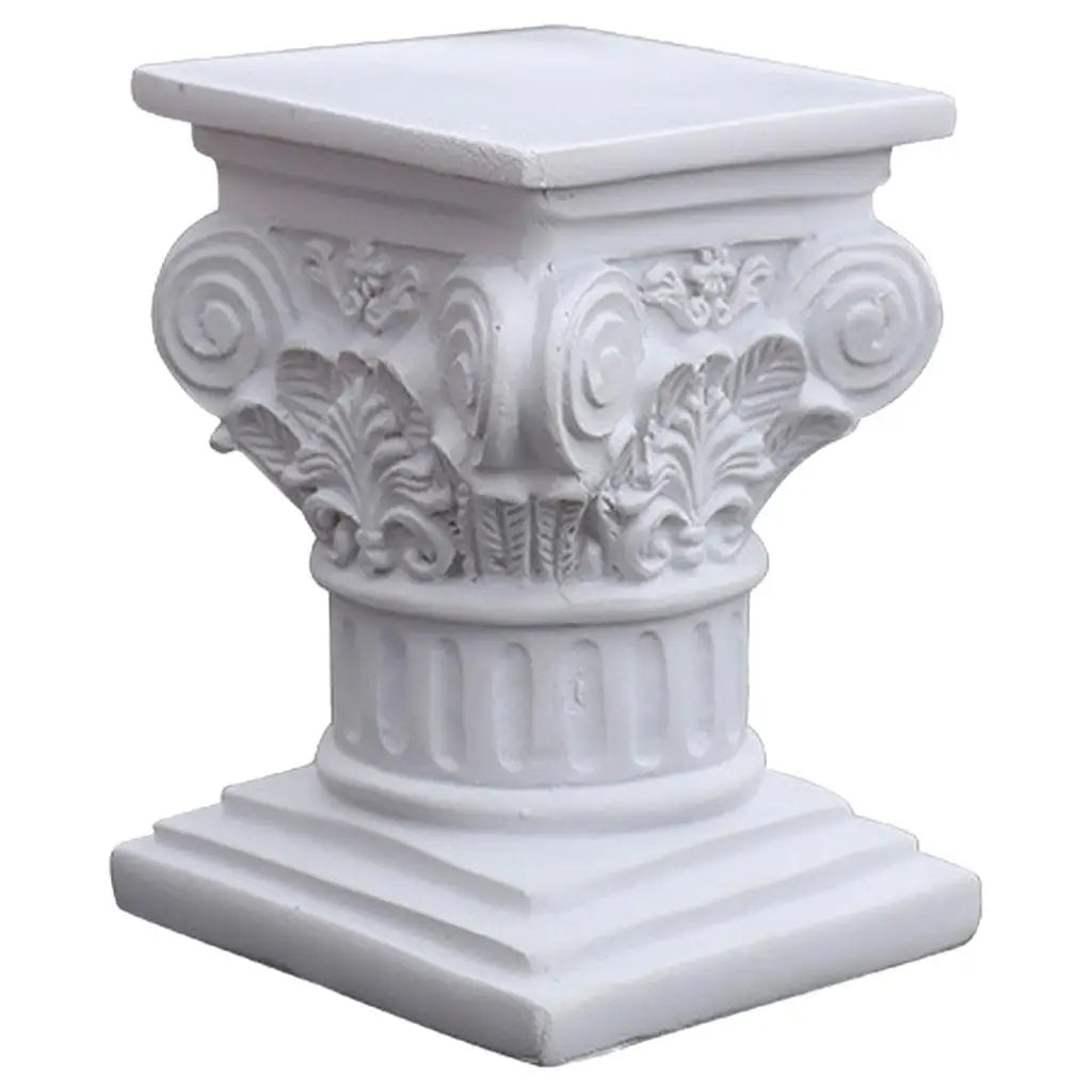 Jerash-Style Column Pedestal – Ancient Jordanian Architecture Statue for Home & Garden