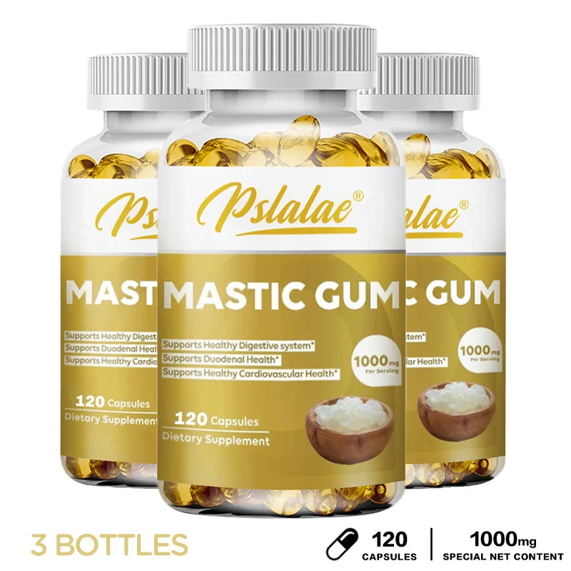 Mastic Gum Capsules – Natural Supplement for Digestion, Gut & Heart Health