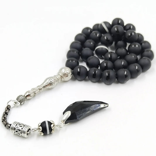 The Crystal & Agate Tasbih – A Prayer of Light and Grounding