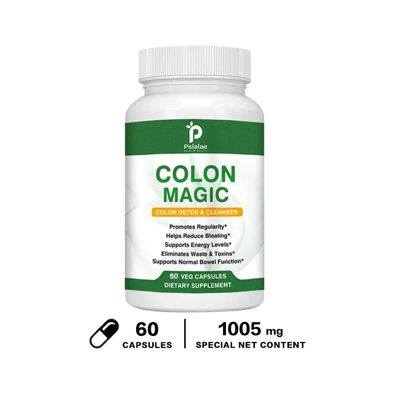 Colon Detox and Cleanse - Contains Psyllium Husk To Relieve Bloating and Constipation