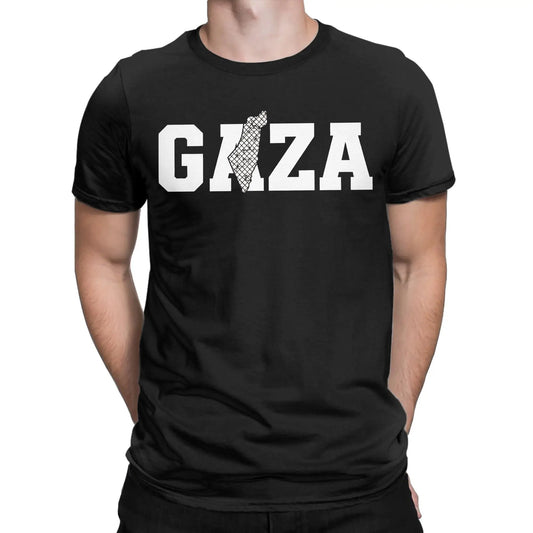 The Gaza Typography Tee – Words That Speak Volumes
