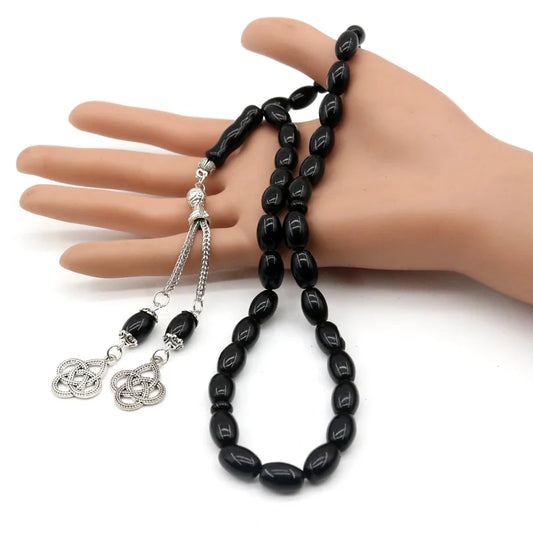 The Oval Agate Tasbih – A Gemstone Prayer Companion