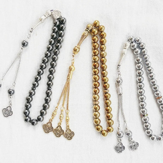 The Hematite & Onyx Tasbih – A Prayer of Grounding and Protection