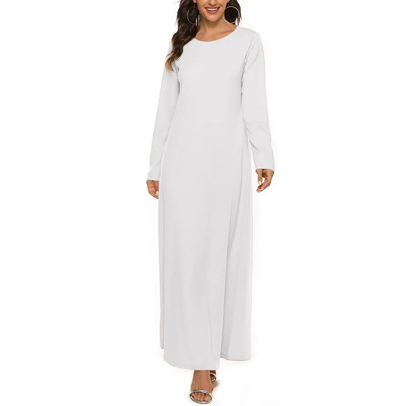 Adult Casual Eid Mubarak Muslim Fashion Abayas for Women Turkey Abaya Dubai Kaftan Dress Robe Femme Caftan Marocain 3 Colors