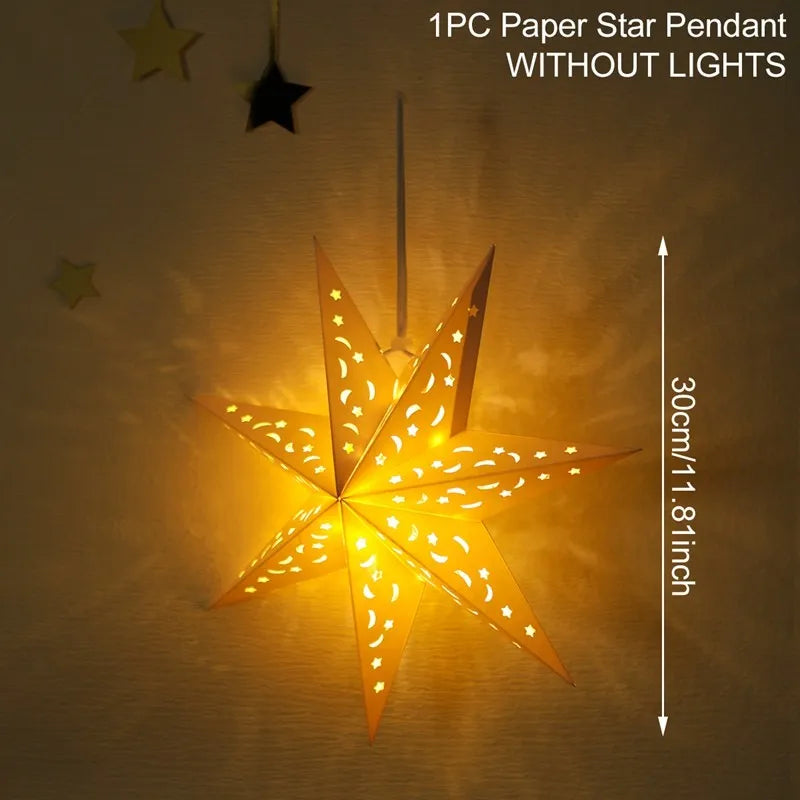 The Hollow Star Hanging Pendant – A Celestial Glow for Eid and Ramadan