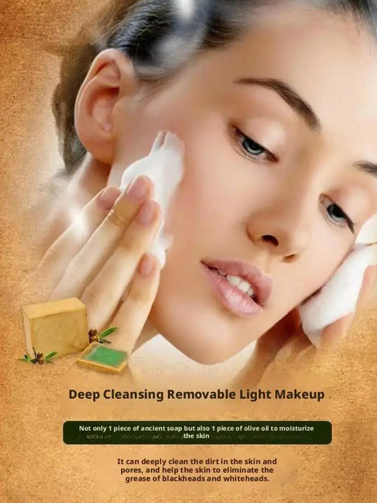 Handmade Gentle Lathering Olive Soap Bar for Body Wash Rich Foam Comfortable Shower Experience Gift Ready