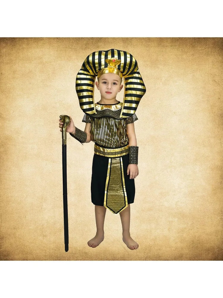 Egyptian Pharaoh Costume – Fancy Dress Cosplay Outfit for Parties & Events