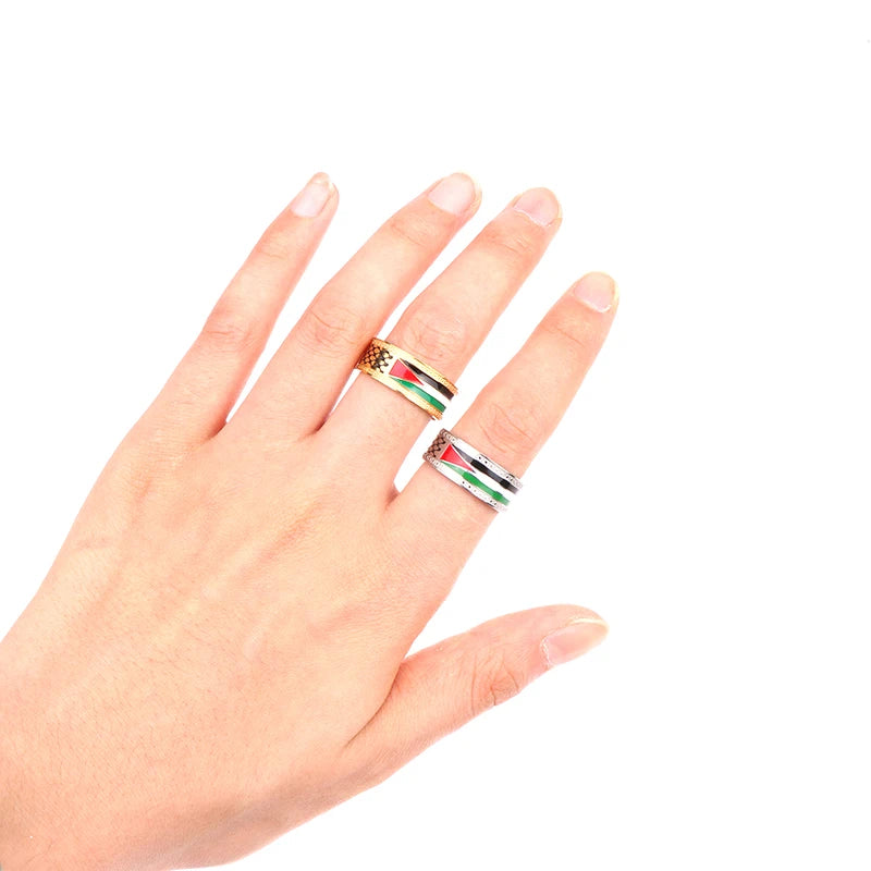 The Kufiya Ring – A Symbol of Identity, Wrapped in Elegance