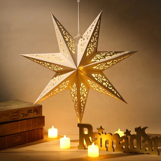 The Hollow Star Hanging Pendant – A Celestial Glow for Eid and Ramadan