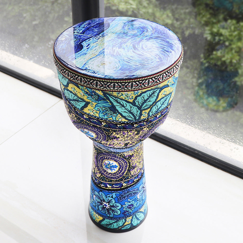 4 Inch / 6 Inch / 8.5 Inch Professional African Djembe Drum Colorful Wood Good Sound Traditional Musical Instrument