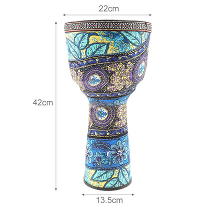 4 Inch / 6 Inch / 8.5 Inch Professional African Djembe Drum Colorful Wood Good Sound Traditional Musical Instrument