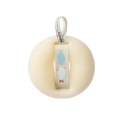 Shower Loofah Bath Sponge With Hanging Rope Exfoliating Soft Mesh Body Scrubber Rich Lather 3D Knit Design For Smooth Skin