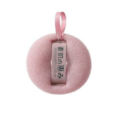 Shower Loofah Bath Sponge With Hanging Rope Exfoliating Soft Mesh Body Scrubber Rich Lather 3D Knit Design For Smooth Skin
