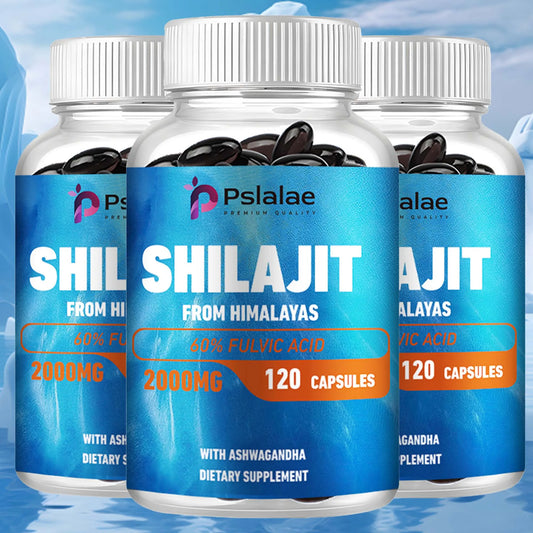 The Complete Shilajit Formula – 120 Capsules for Brain, Energy, Immunity & Muscle