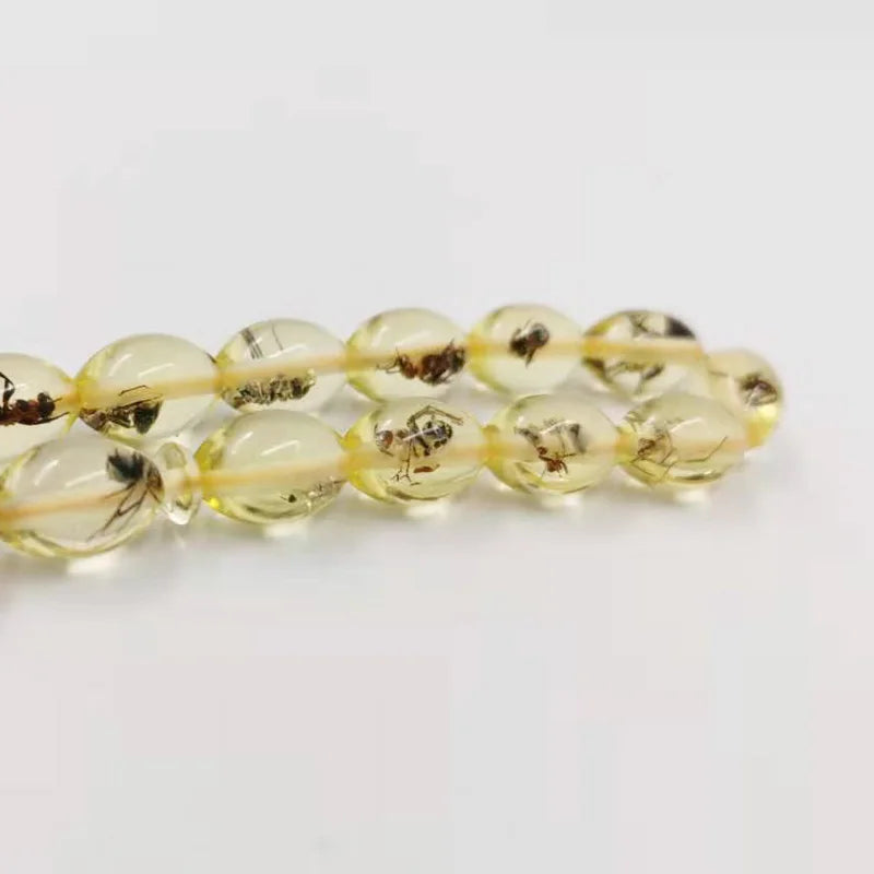 Resin Tasbih 33 66 99 Real insect beads Cotton Tassel Eid gift For Muslim prayer Rosary Man's Misbaha Islamic Turkish Bracelets