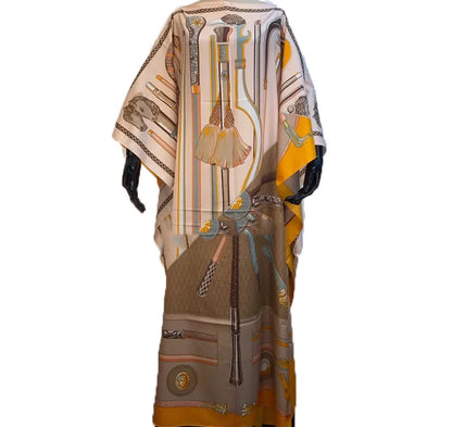 Boho in America – Silk Kaftan for the Arab Woman