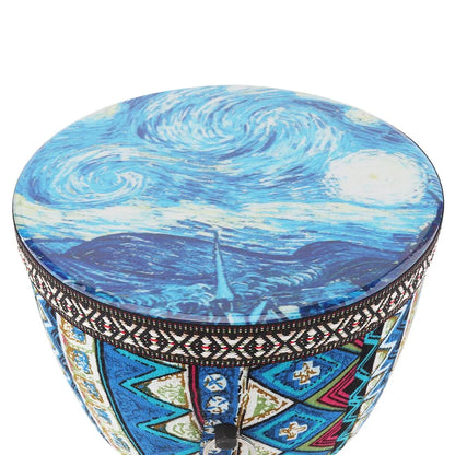 4 Inch / 6 Inch / 8.5 Inch Professional African Djembe Drum Colorful Wood Good Sound Traditional Musical Instrument