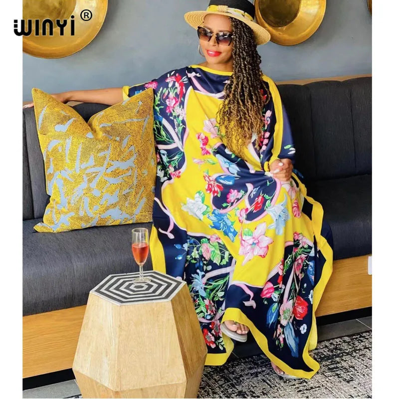 The Blogger's Choice – African Silk Kaftan for the Arab Woman in America