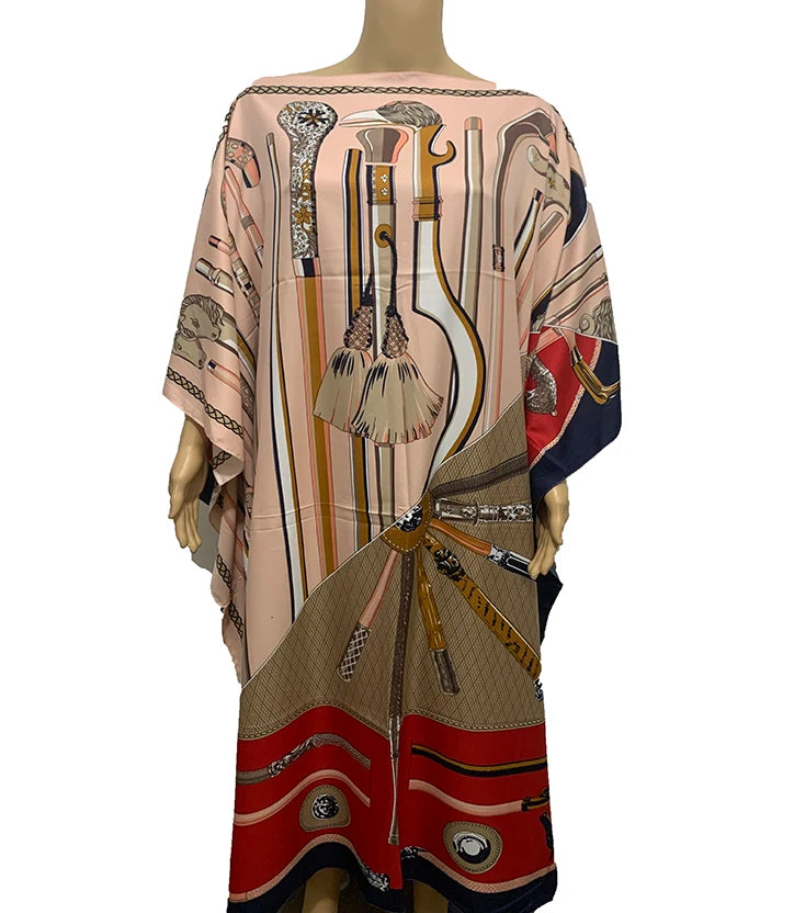 Boho in America – Silk Kaftan for the Arab Woman