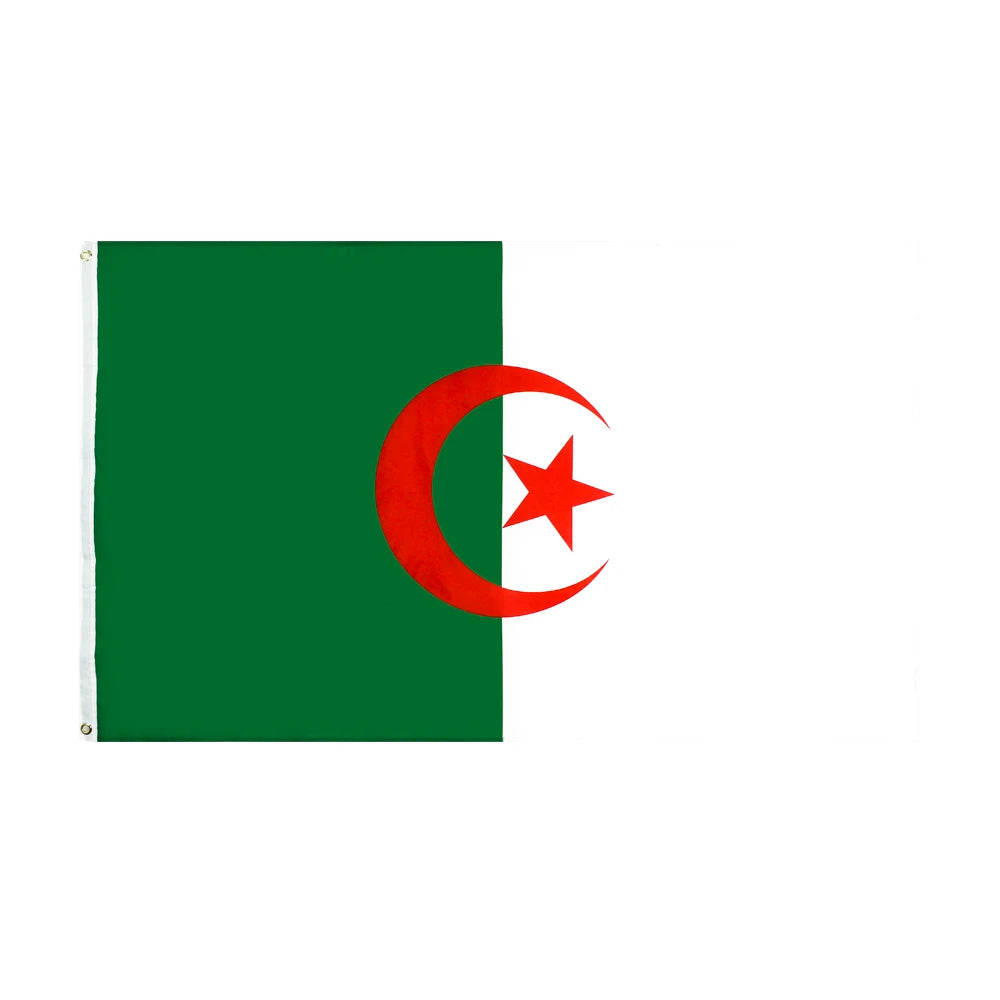 XIANGYING High Quality ALG Algeria Flag 90x150cm Hanging Polyester Algeria flag National Flag Banner Office Activity parade