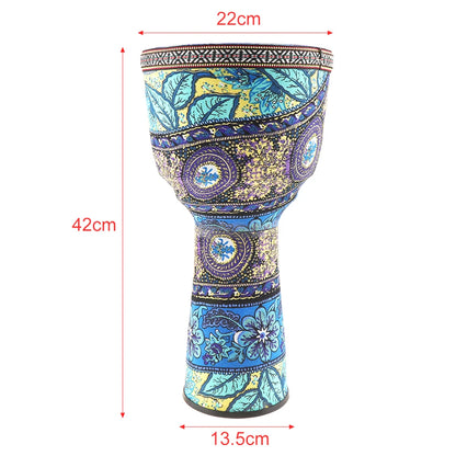 4 Inch / 6 Inch / 8.5 Inch Professional African Djembe Drum Colorful Wood Good Sound Traditional Musical Instrument