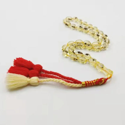 Resin Tasbih 33 66 99 Real insect beads Cotton Tassel Eid gift For Muslim prayer Rosary Man's Misbaha Islamic Turkish Bracelets