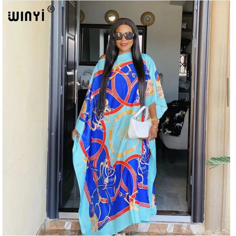 The Blogger's Choice – African Silk Kaftan for the Arab Woman in America
