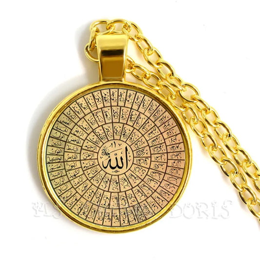 The Golden Glass Pendant – A Name That Lights the Heart