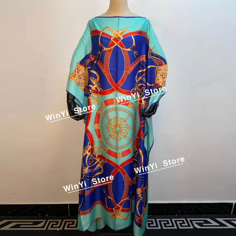 The Blogger's Choice – African Silk Kaftan for the Arab Woman in America