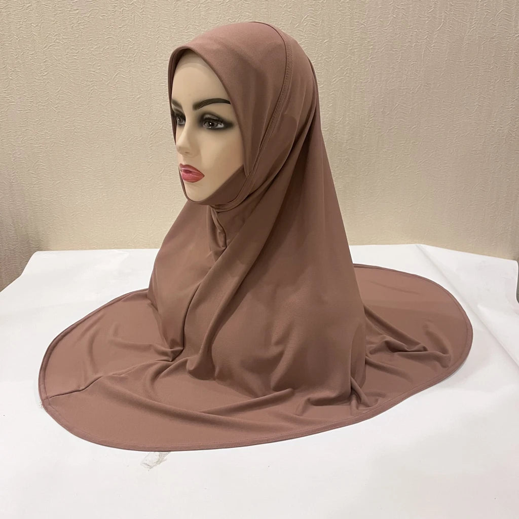 The Amira Pull-On Hijab – Full Coverage, Effortless Modesty