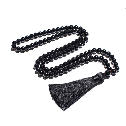 8mm Matte Amazonite,Yellow Tiger Eye,Black Onyx ,Islamic Muslim Tasbih 99 Bead Bracelet Men and Women Blessing Rosary Jewelry