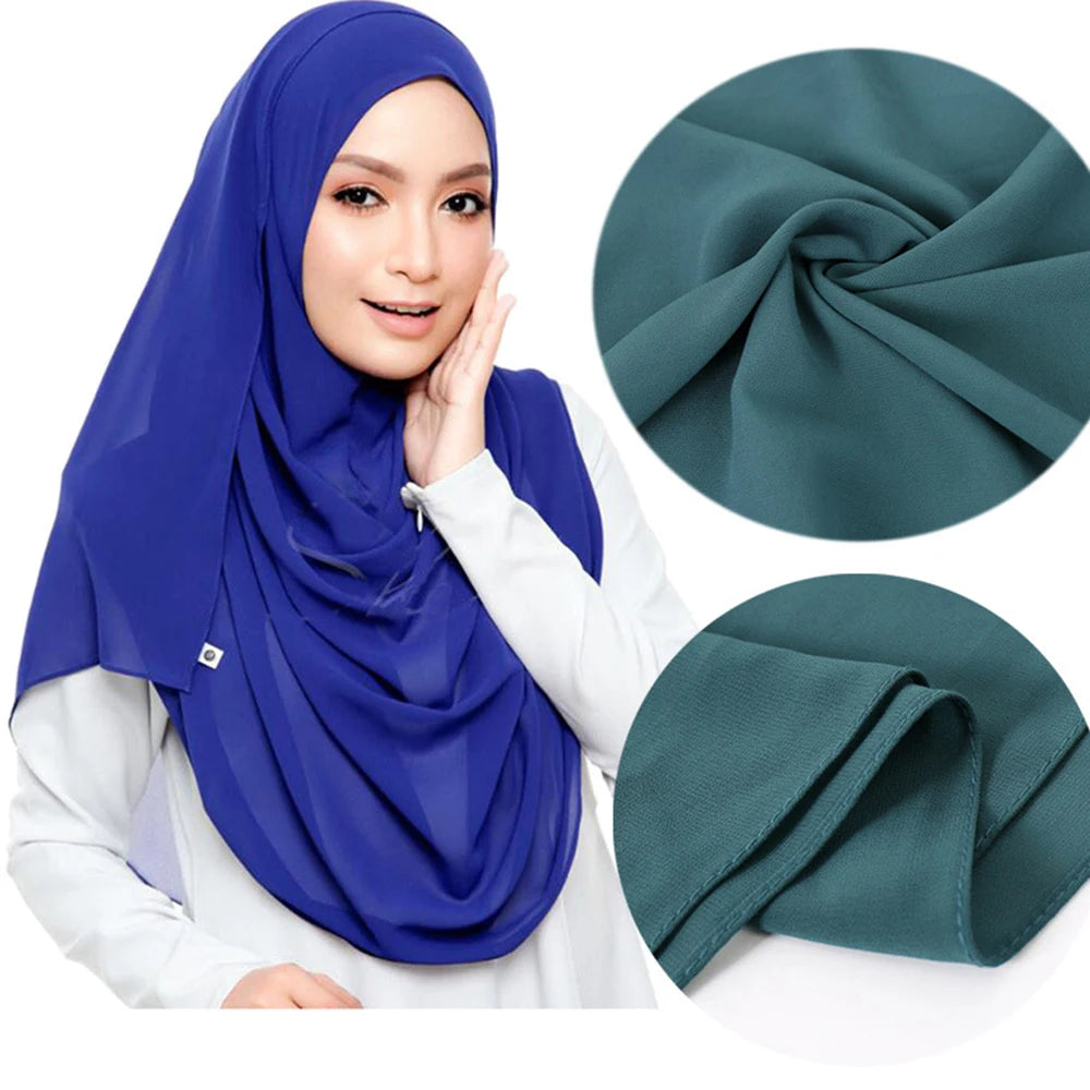 The Bubble Chiffon Hijab – Light as Air, Bold in Style