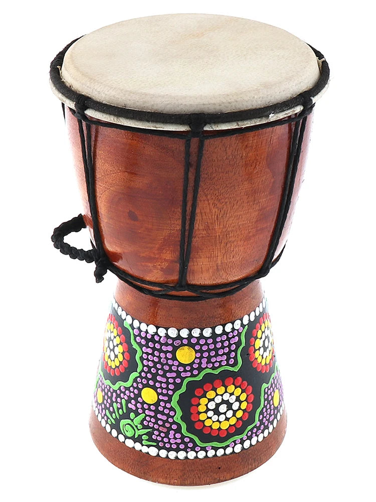 8  Inch  Professional African Djembe Drum Wood Good Sound Traditional Musical Instrument