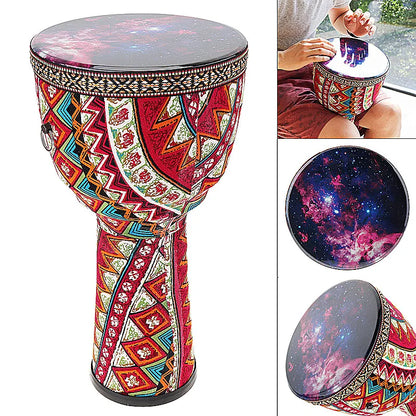 4 Inch / 6 Inch / 8.5 Inch Professional African Djembe Drum Colorful Wood Good Sound Traditional Musical Instrument