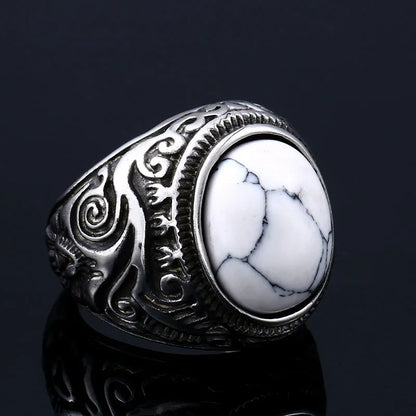 BEIER Vintage Man Boy Oval Tiger Eye Brown Stones Ring in Stainless Steel Jewelry Mens Accessories Anel Aneis BR8-699