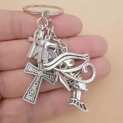 Egyptian Ankh Keychain – Ancient Symbol of Life, Personalized Souvenir Gift