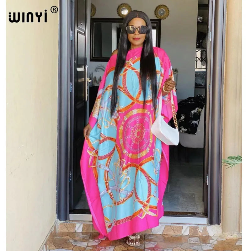 The Blogger's Choice – African Silk Kaftan for the Arab Woman in America