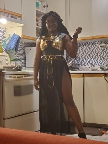 Cleopatra Queen Costume – Women's Egyptian Pharaoh Cosplay Dress for Carnival & Parties