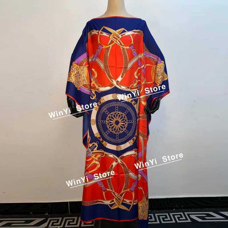The Blogger's Choice – African Silk Kaftan for the Arab Woman in America