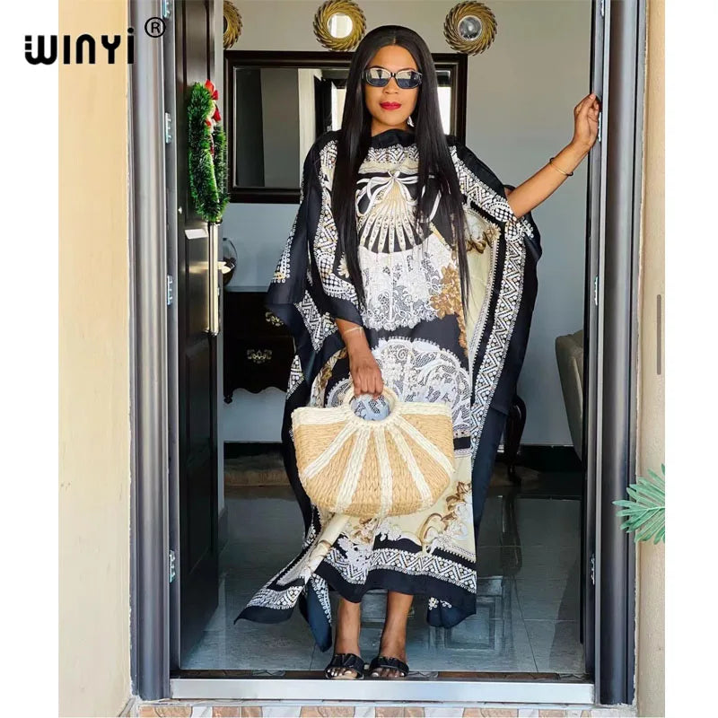 The Blogger's Choice – African Silk Kaftan for the Arab Woman in America