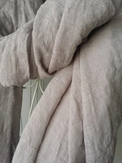 Autumn and Winter Cotton Blend Solid Scarfs For Ladies 75*190 Cotton Hijab Scarf