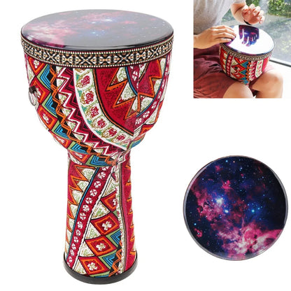4 Inch / 6 Inch / 8.5 Inch Professional African Djembe Drum Colorful Wood Good Sound Traditional Musical Instrument
