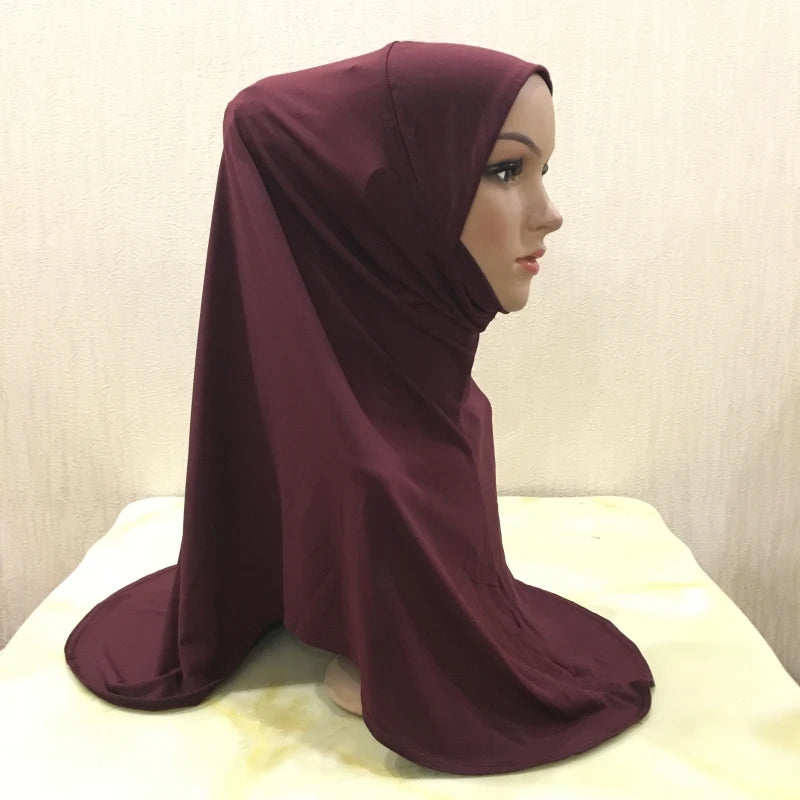 The Amira Pull-On Hijab – Full Coverage, Effortless Modesty