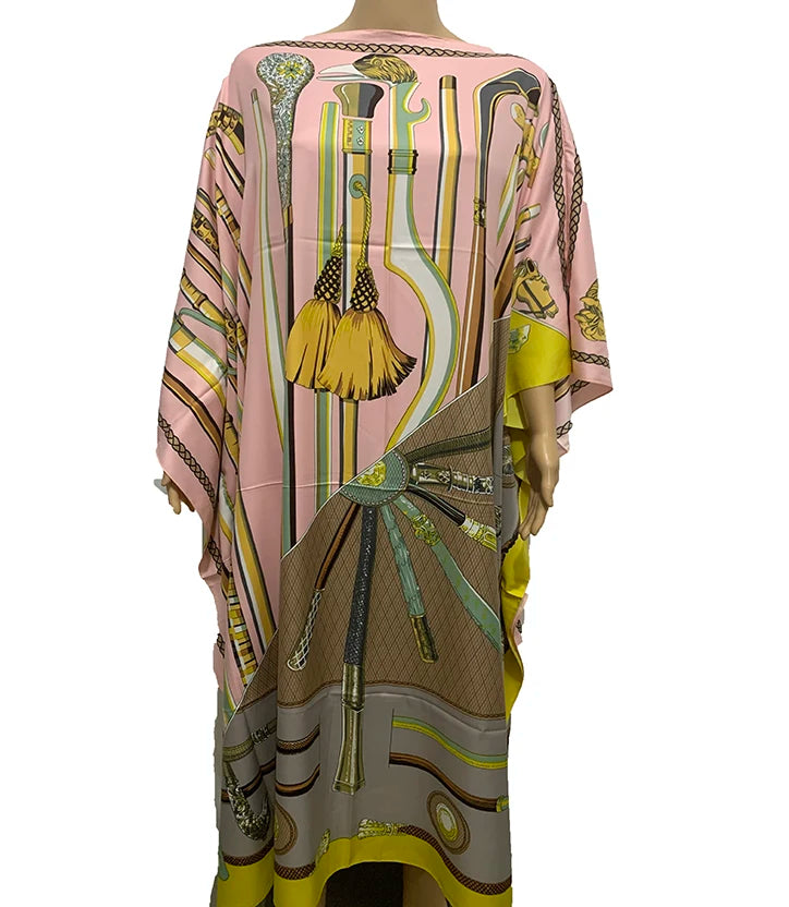 Boho in America – Silk Kaftan for the Arab Woman