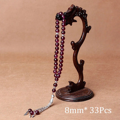 Islamic Tasbih Muslim Rosary Beads 33 Prayer Rosary For Men Bracelet For Men Accessory Natural Stone Agates Handmade Turkey