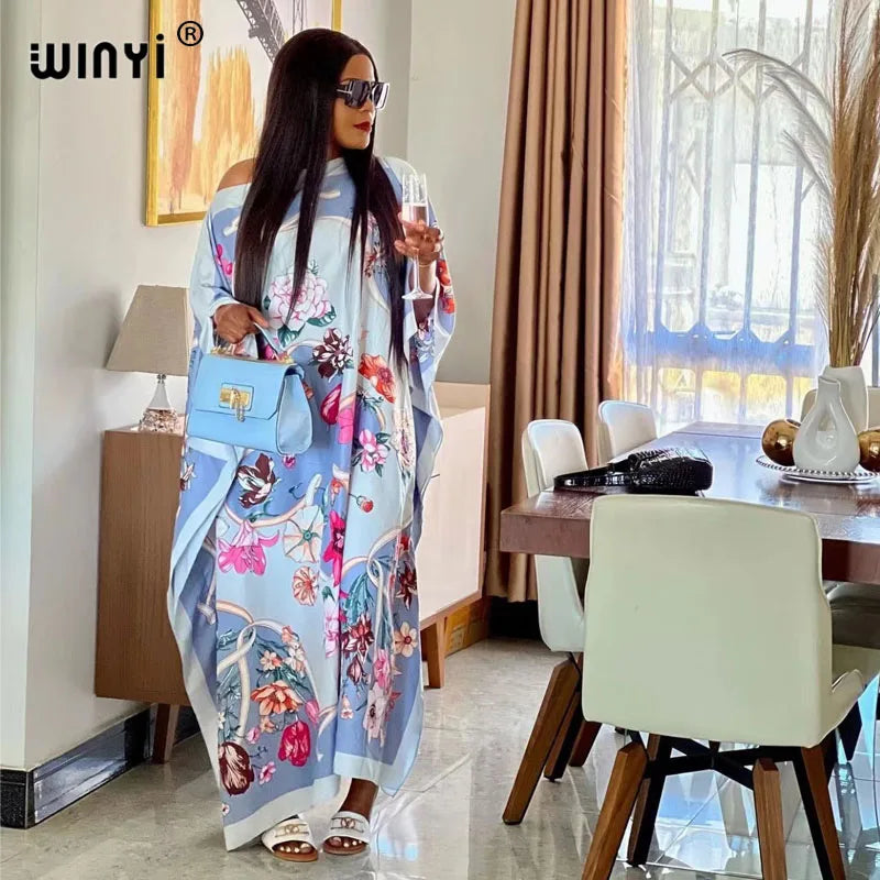 The Blogger's Choice – African Silk Kaftan for the Arab Woman in America